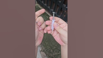 Cách đóng tắc kê nhựa đơn giản và nhanh chóng #coemthovuon #diy #home #review #funny #tips #howto