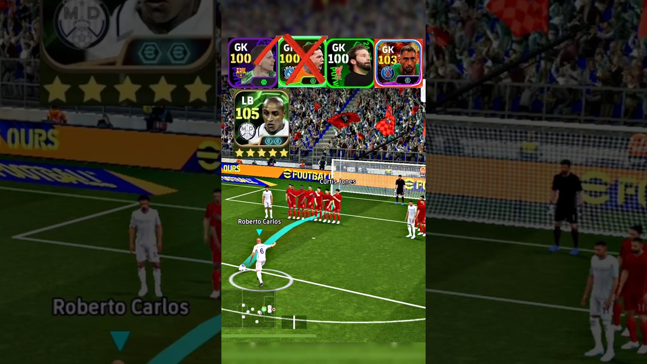 🤯 Roberto Carlos Vs Goalkeepers | 