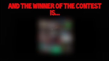 The Contest Winner Is... (Stop Motion Contest)