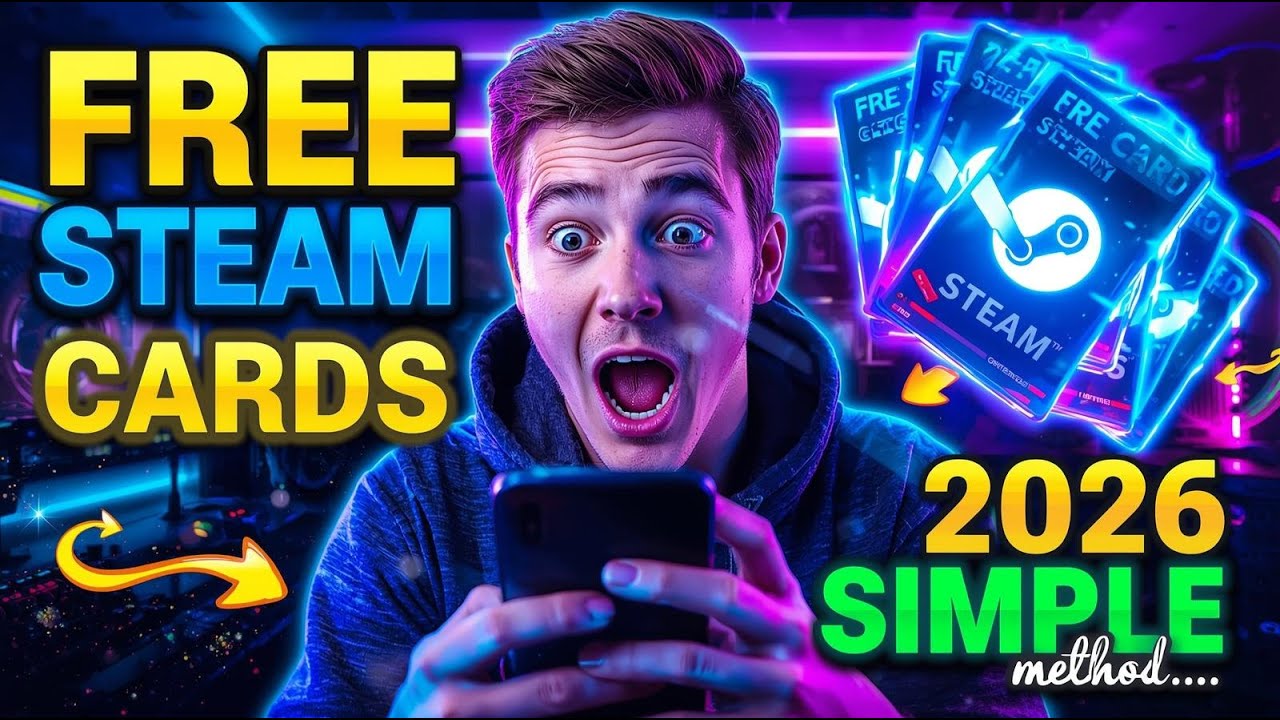 Get FREE Steam Gift Cards 2026 with this SIMPLE Method