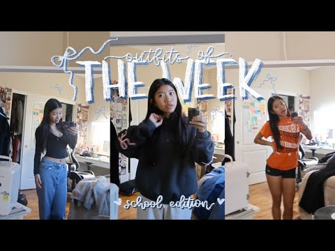 WHAT I WEAR IN A WEEK: WINTER SZN *its so cold..* 🎀☃️☕ | jennifer tran