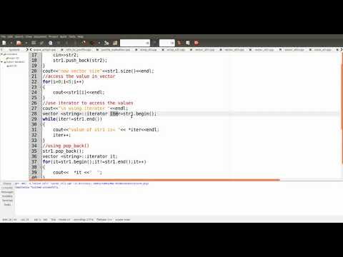 vector2 standard template c++ - YouTube