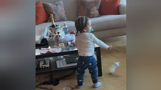 King Harris Son King Jr, Stubborn And Throwing Things Down