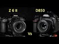 Nikon D850 vs Z 6II