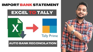 How to Import Bank Statement in Tally Prime | Auto Bank Reconciliation | Excel to Tally Prime |
