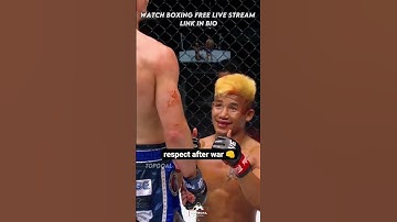Thumbnail of Respect Above All in the Circle #boxing #boxingshorts #youtubeshorts