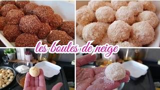 #حلويات_العيد حلوة كريات الثلج ساهلة إقتصادية  #gâteau_aid les boules de neige facile