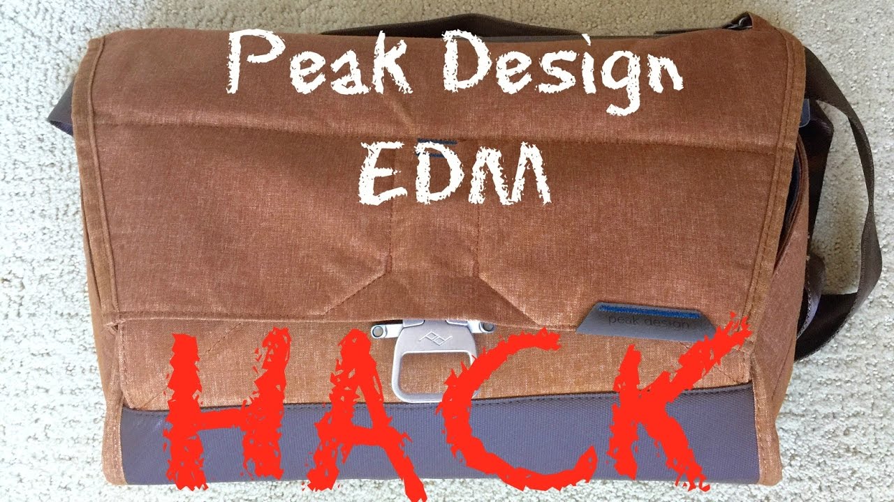 Peak Design Everyday Messenger Bag HACK YouTube