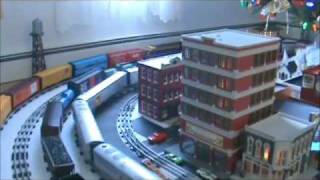 Toy Trains under the Christmas Tree 2011