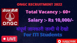 Ongc Apprentice Recruitment 2022  Ongc Recruitment 2022  Apprenticeship  Details 