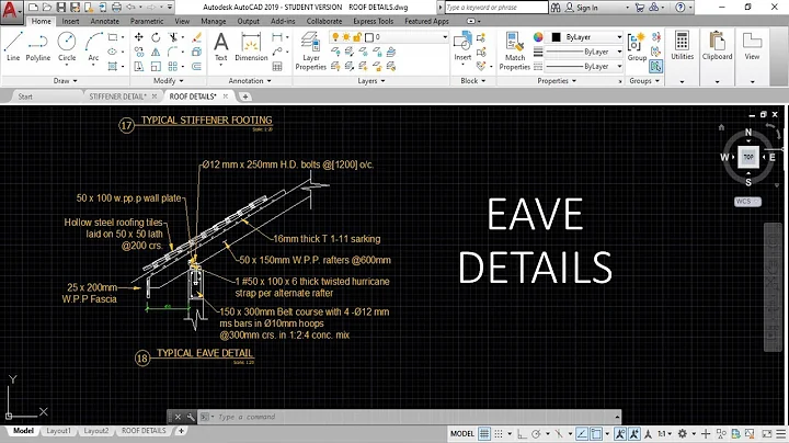 How to draw Roof Eave details - DayDayNews