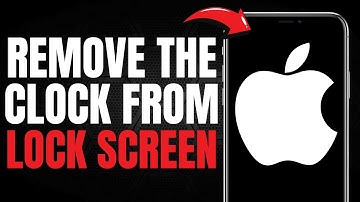 How to Remove the Clock from your Lock Screen (iPhone EASY GUIDE) [2025]