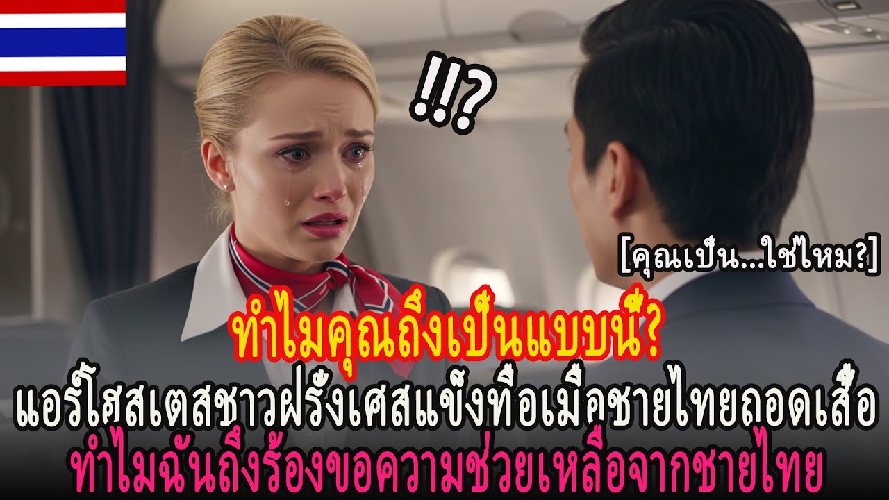 แอร์โฮสเตสชาวฝรั่งเศสแข็งทื่อเมื่อชายไทยถอดเสื้อ ทำไมฉันถึงร้องขอความช่วยเหลือจากชายไทย