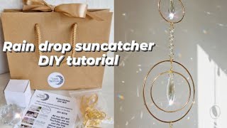 Rain drop suncatcher DIY tutorial how to make a beginners suncatcher