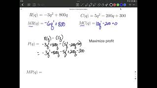 Marginal Revenue, Cost, and Profit | Maximize Profit