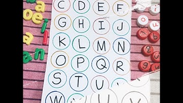 Upper and lowercase letter matching - Language Activity