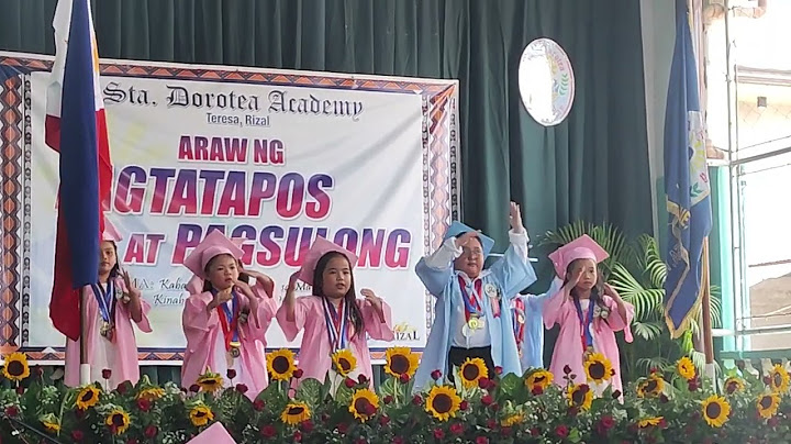 Our graduation song from Kinder 2