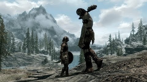 Skyrim - Killing Giant
