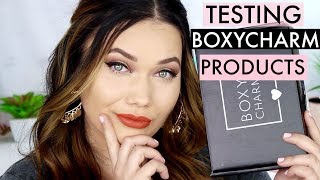 TESTING BOXYCHARM PRODUCTS | January Boxycharm Unboxing