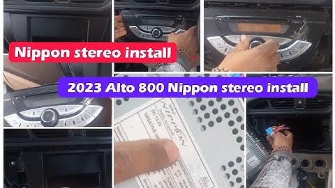2023 Alto 800 Nippon music system installation video #marutisuzuki #car #sonucarremix