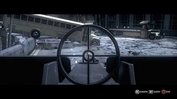 The Evil Within - Ch. 12 The Ride: Masked Haunted (Defend Bus) Humvee Turret Sequence Gameplay