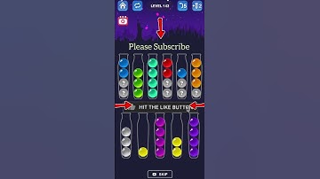 Ball sort puzzle level 143