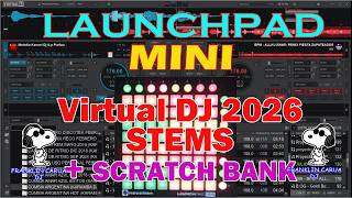NOVATION LAUNCHPAD MINI + VIRTUAL DJ 2026 (Custom Mapping WINDOWS/MAC)(by Franklin Carua DJ)