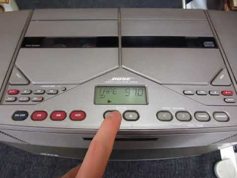 BOSE ACOUSTIC WAVE STEREO MUSIC SYSTEM MODEL AWM - YouTube