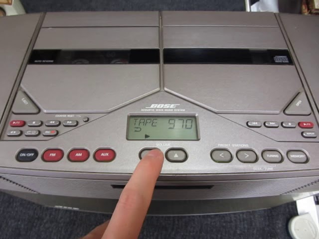 BOSE ACOUSTIC WAVE STEREO MUSIC SYSTEM MODEL AWM - YouTube
