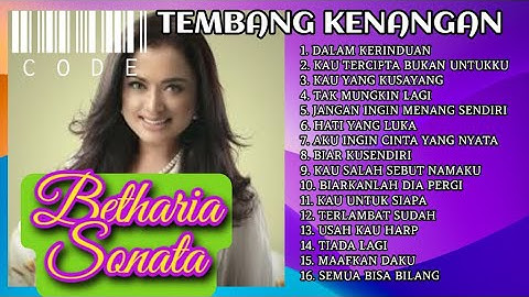 Tembang Kenangan Betharia Sonata * Lagu Pop Nostalgia 80an - 90an | Lagu Kenangan *