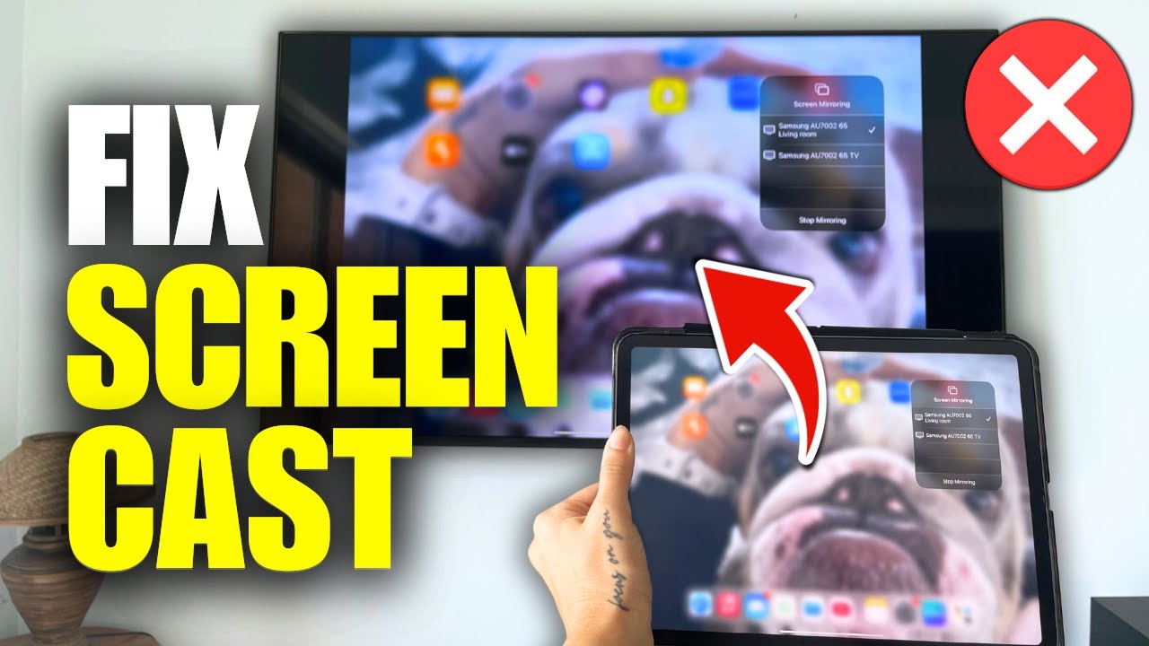How To Fix Screen Cast / Mirroring Not Working on TV - YouTube