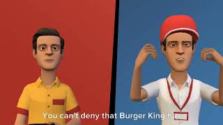 Two workers argue about what fast food restaurant is best | #Plotagon