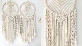 : [MACRAME DIY](sub) CROSS DREAMCATCHER :    