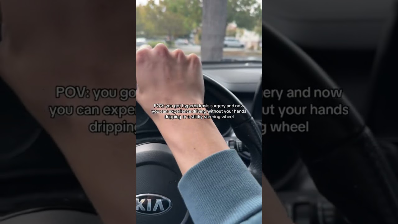 Driving with hands that don’t get excessively sweaty 💙🙌🏼 