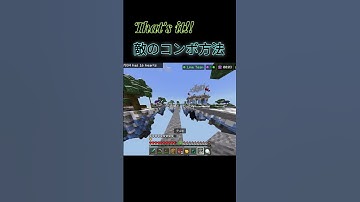 たったこれだけ！敵のコンボ方法#minecraft #hiveサーバー #hive #マイクラ #マインクラフト #skywars