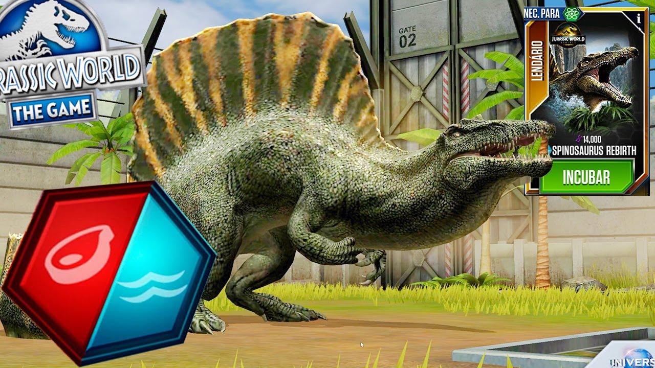 JURASSIC WORLD - Comprei o SUPER PREMIUM do Espinossauro REBIRTH!