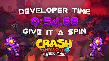 Crash Bandicoot 4 - Developer Times - Give It a Spin | 0:54.68