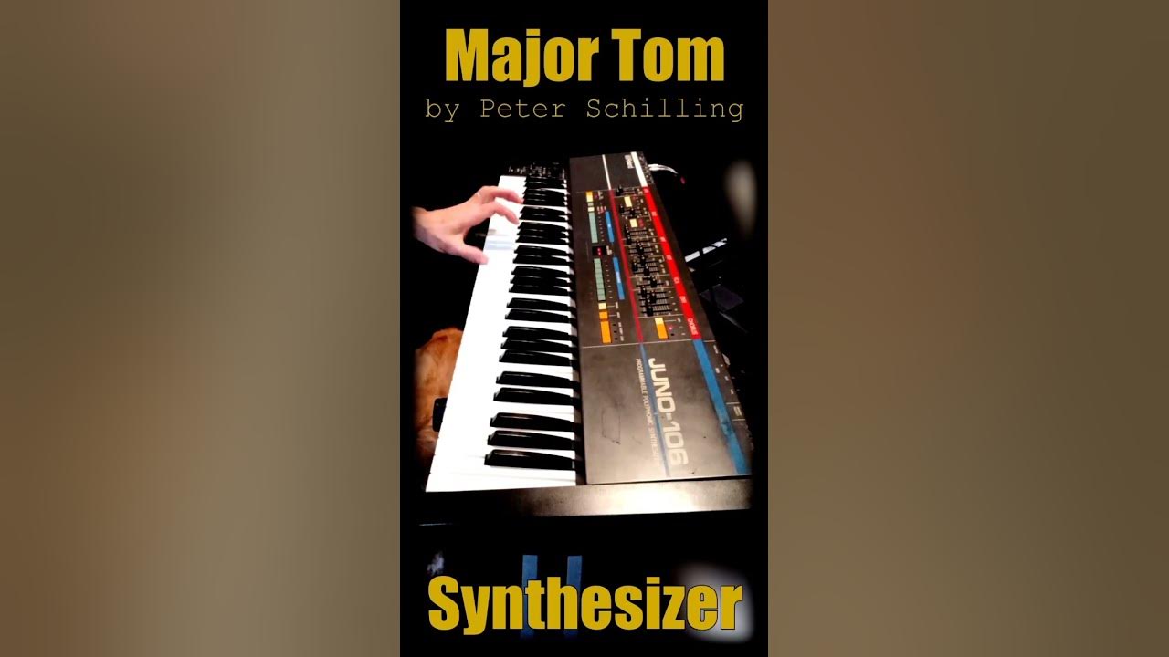 Major Tom by Peter Schilling - Synthesizer #music #synthesizer #juno106 #majortom #peterschilling