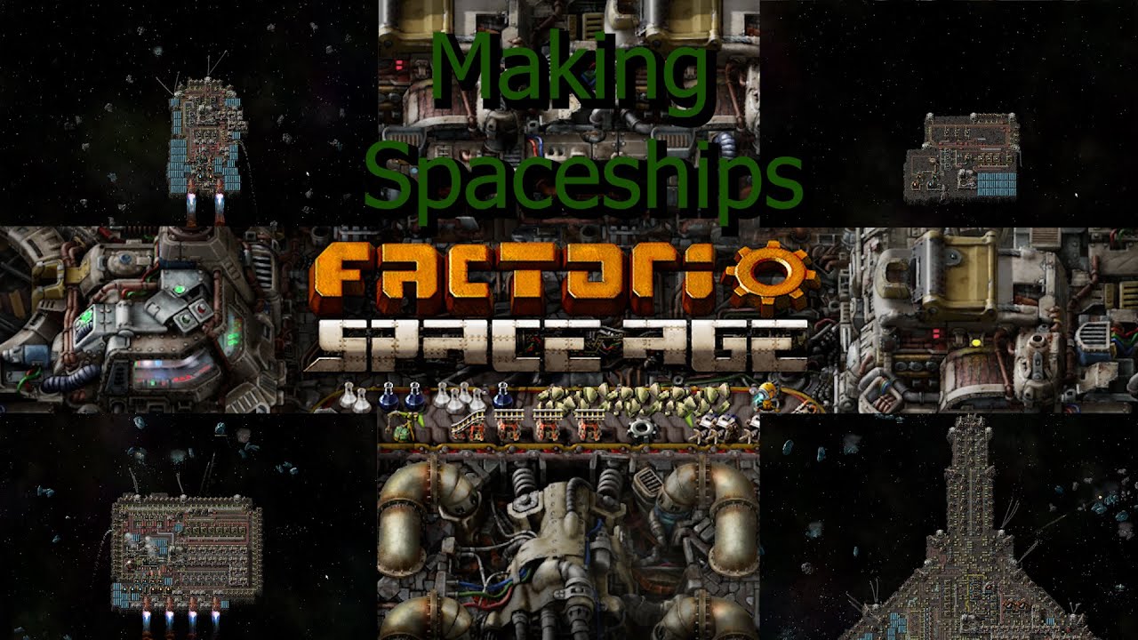 Factorio how to build space platforms and spaceships - YouTube