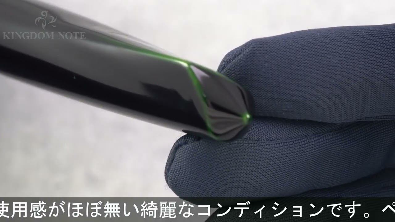 NAKAYA 中屋万年筆 万年筆 背鰭 Ver.2 緑溜 軟中字 (染め分けペン先