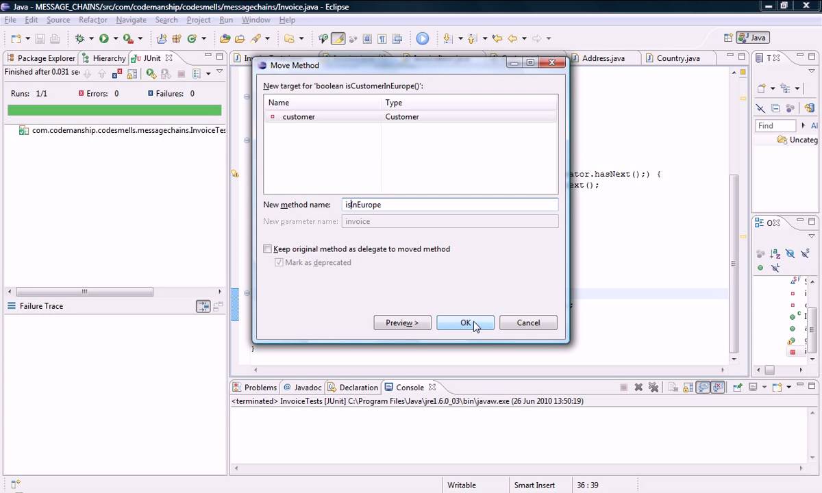 Codemanship's Code Smell Of The Week Message Chains YouTube