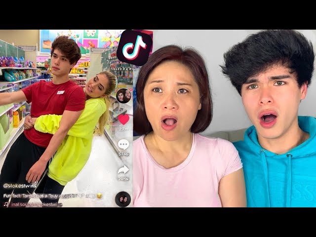 REACTING TO CRAZY TIKTOK TRENDS w/ MOM