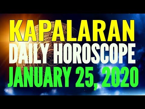 Video: Horoscope For January 25, 2020