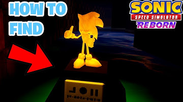 How To Find The GOLDEN SONIC STATUE In Sonic Speed Simulator!