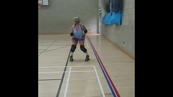 Kerri James backwards skating