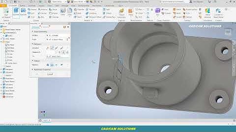 Inventor 2022 Tutorial #234 | 3D Model Basic Beginners