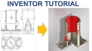 Inventor 2022 Tutorial #234 | 3D Model Basic Beginners