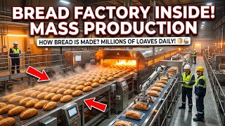 Inside The Bread Factory | Complete Bread Production Line Process