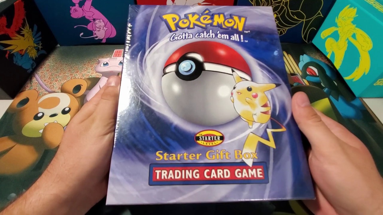 Opening a RARE Pokemon Starter Gift Box from 1998 Opening a RARE Pokemon Starter Gift Box from 1998
