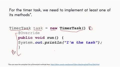 Java Utility Timer